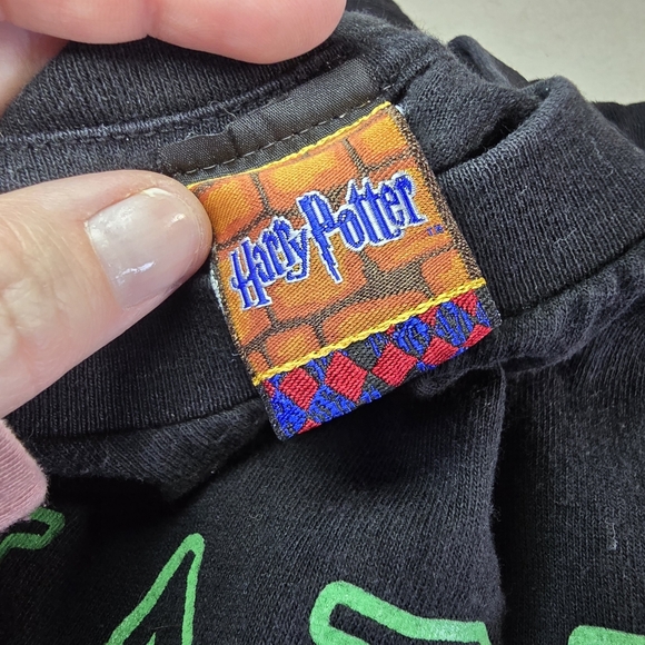 Vtg 2000 Harry Potter & The Sorcerers Stone Glow In Dark Shirt Youth XL Adult Sm - Picture 5 of 9